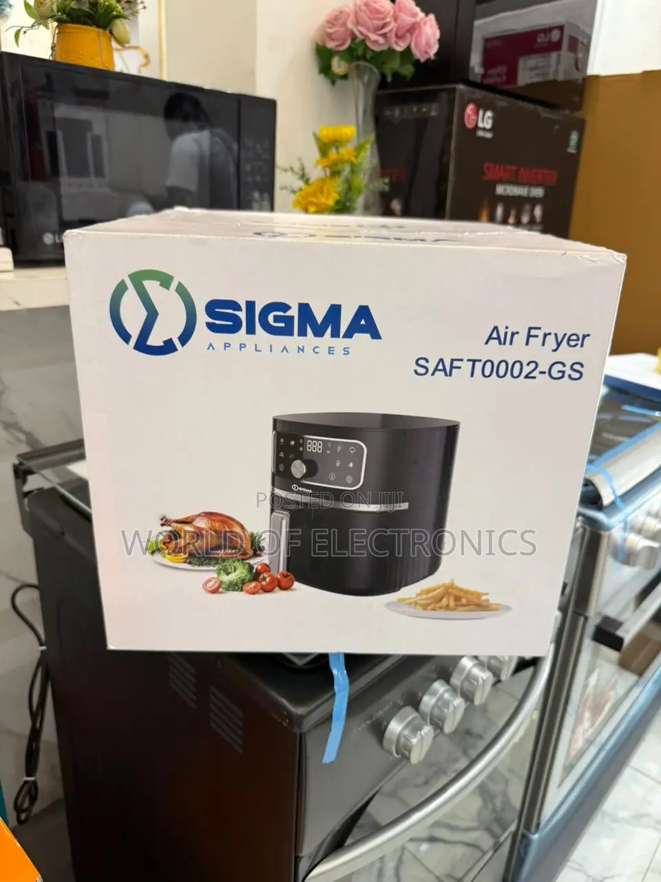 Bag Away New (Saft0002-Gs) Black Sigma 4.2l Electric Airfryer