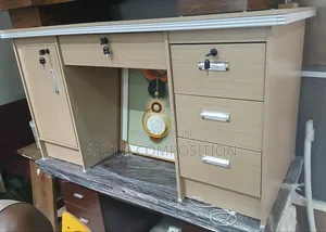 Creamy Computer Desk