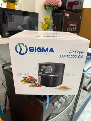 Durable and Efficient Saft0002-Gs(4.2 Ltrs) Air Fryer Electric Sigma