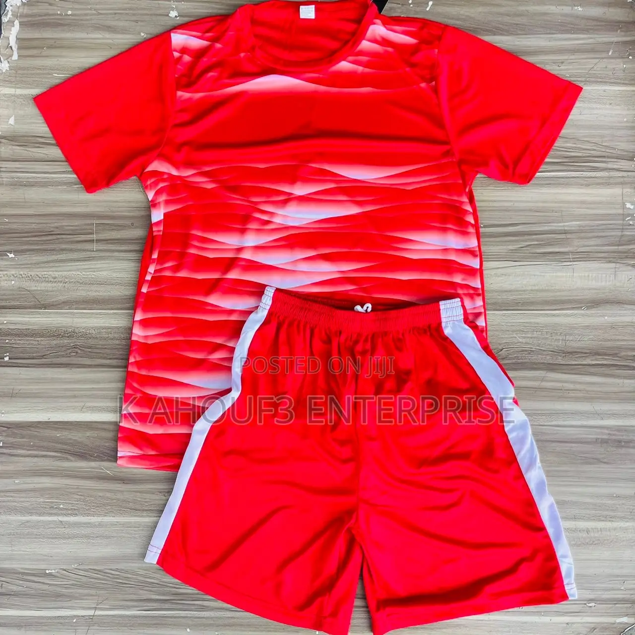 Set of Football Jerseys for Teams