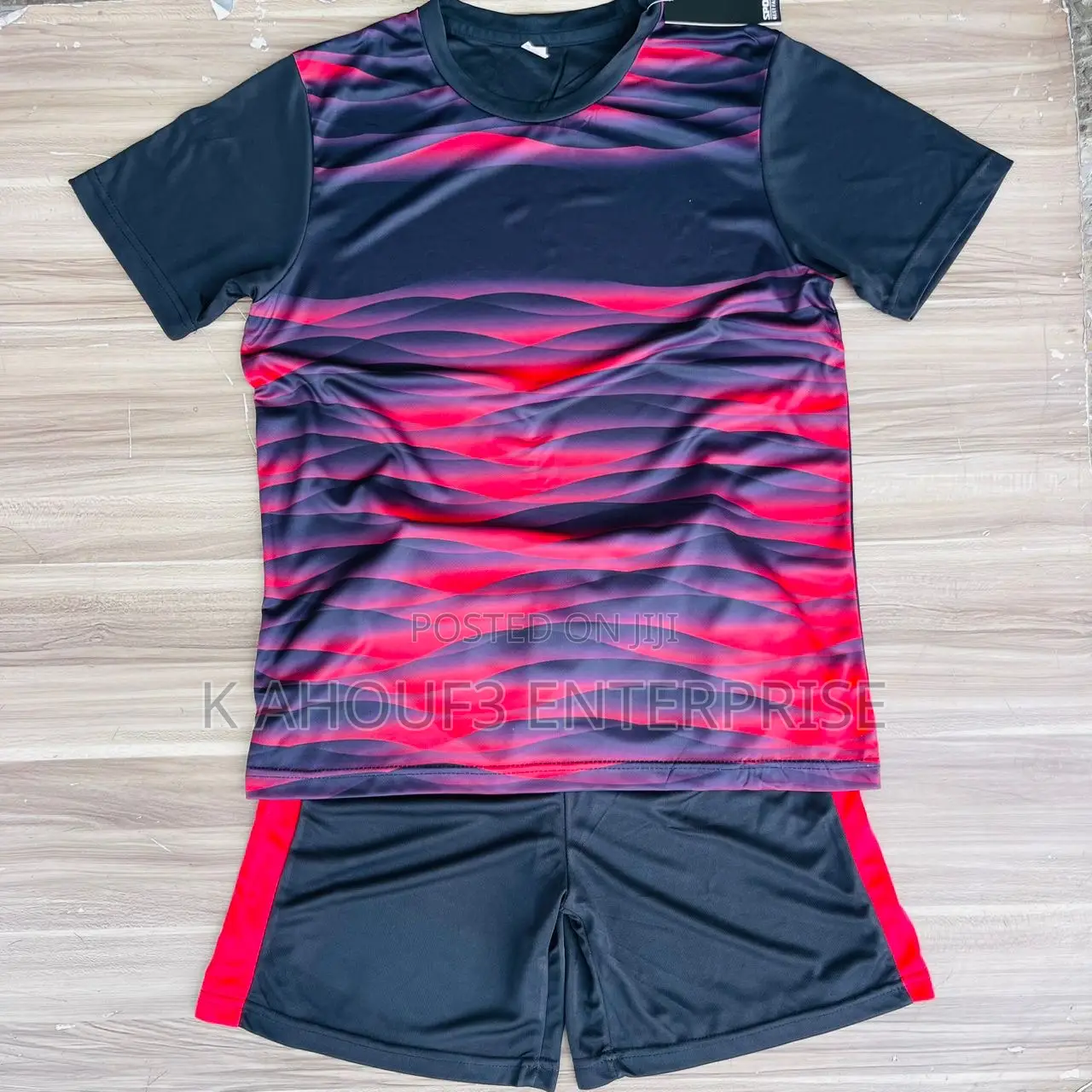Set of Football Jerseys for Teams