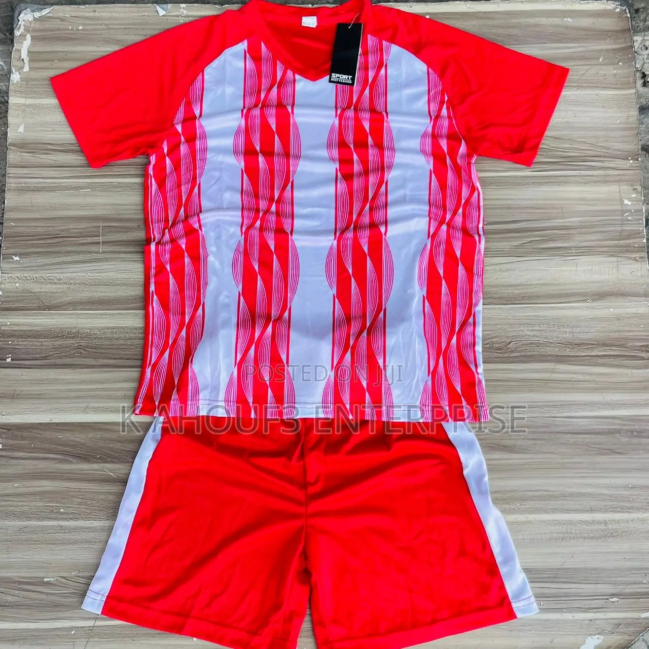 Set of Football Jerseys for Teams