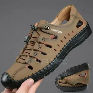 Anti-Slip Sole, Comfortable Summer Sandals - Dark Brown