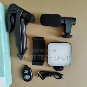 Flexible Ring Light Tripod With Microphone. Selfie Stick And Remote