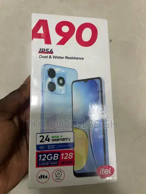 New Itel A90 128 GB Black