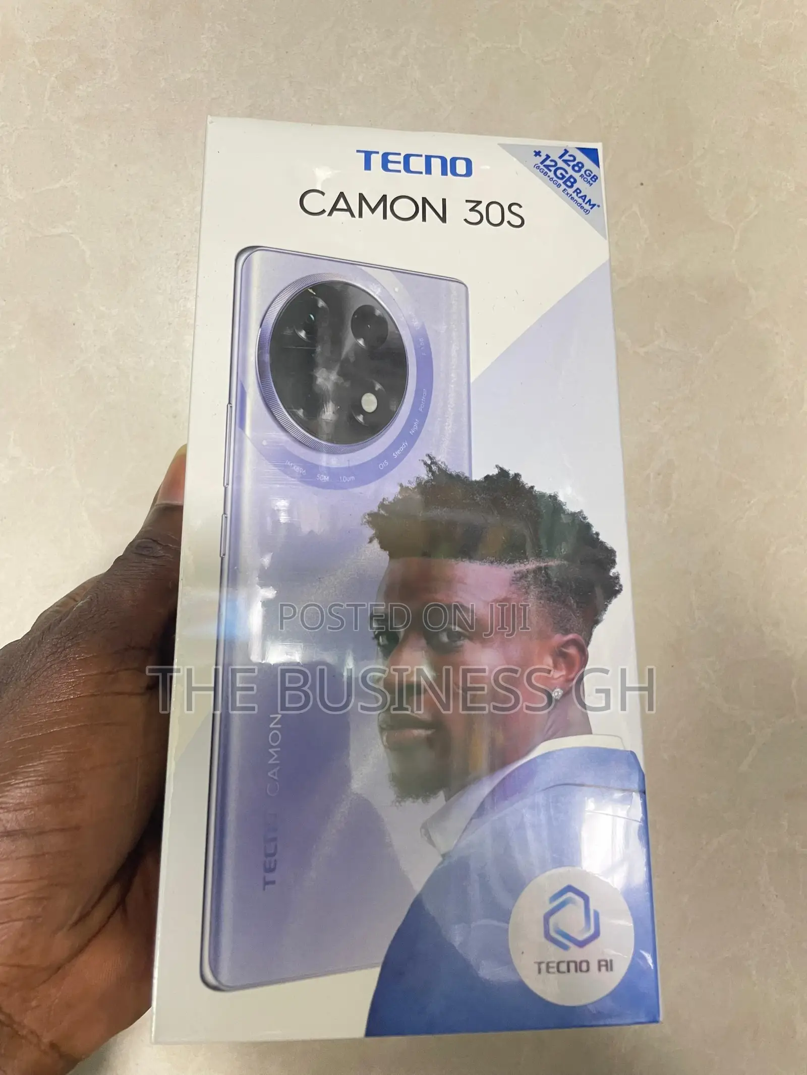 New Tecno Camon 30S 128 GB Black