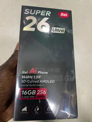 New Itel Super 26 Ultra 256 GB Black