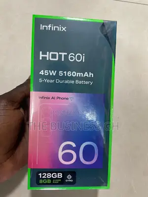New Infinix Hot 60i 128 GB Black