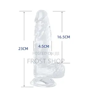 Realistic Silicon Transparent Dildo 8inches