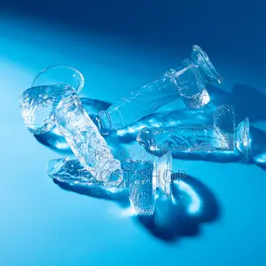 Realistic Silicon Transparent Dildo 8inches