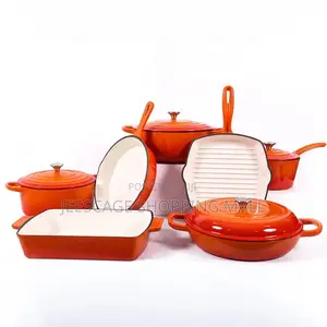 7-Piece Enameled Cast Iron Cookware Set