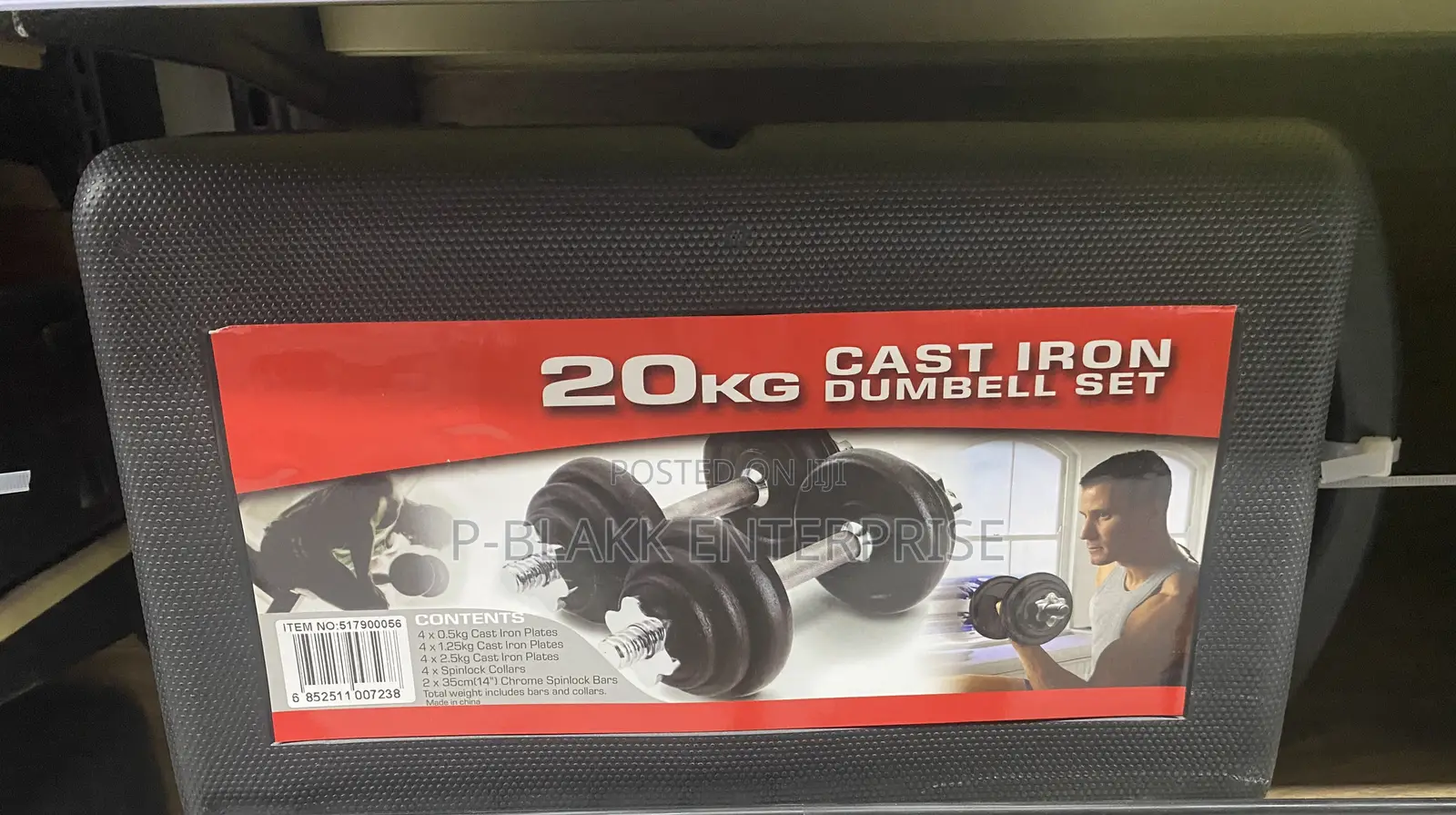 20kg Cast Iron Dumbbell Set 10kg*2