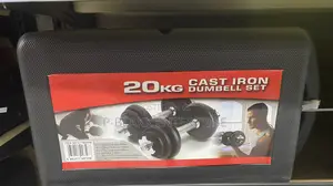 20kg Cast Iron Dumbbell Set 10kg*2