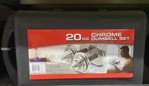 20kg Chrome Dumbbell Set 10kg*2