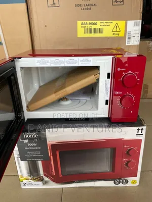 George Home Red Microwave - Uk