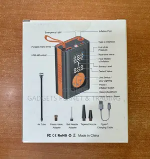 Portable Intelligent Tire Inflator With 150psi for Vehicles - Wm-001