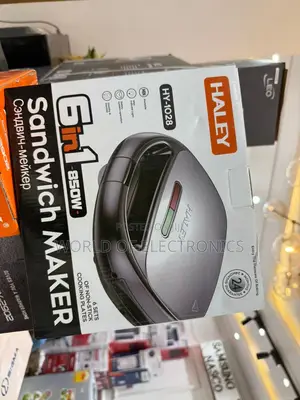 Fabulous 6 in 1 850 Watts Haley Hy-1028 Electric Sandwich Maker
