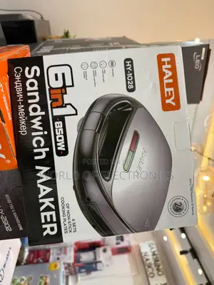 Energy Sufficient Haley-Hy-1028 750watt Sandwich Maker(6 in 1)