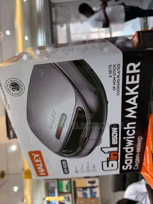 Haley Sandwich Maker 6 in 1 750watt Hy-1028