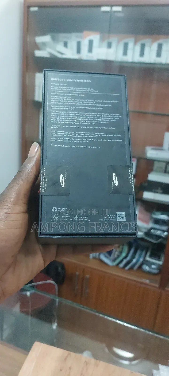 New Samsung Galaxy Note 20 5G 256 GB Black