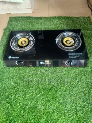Durable Glass 2 Burner Gas Cooker