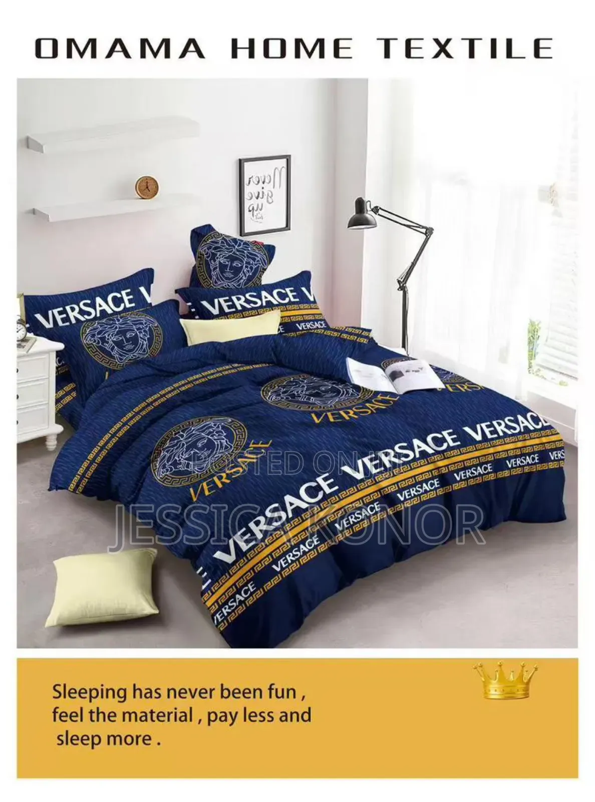 Bedsheet With 3 Pillowcases (King Size)