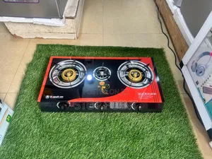 Quality Glass Top 3 Burner Gas Cooker