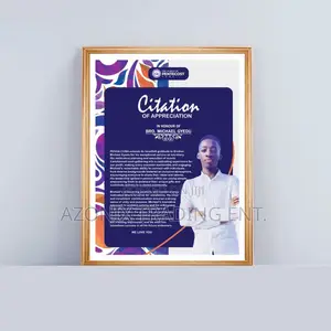Citation and Certificate Print Framing