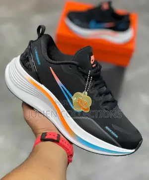 Nike Zoom Running Og Black White Org N Blue