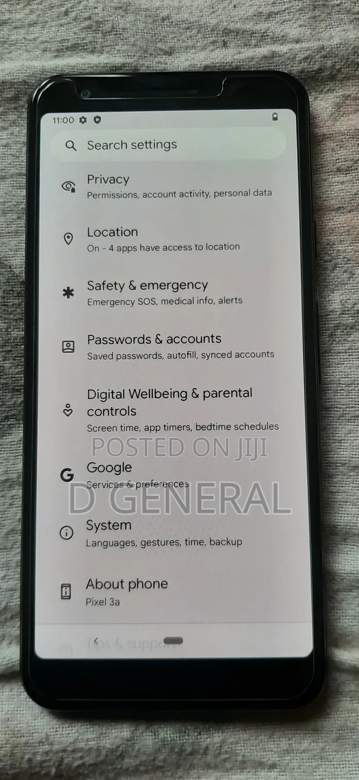 Google Pixel 3a 64 GB Black