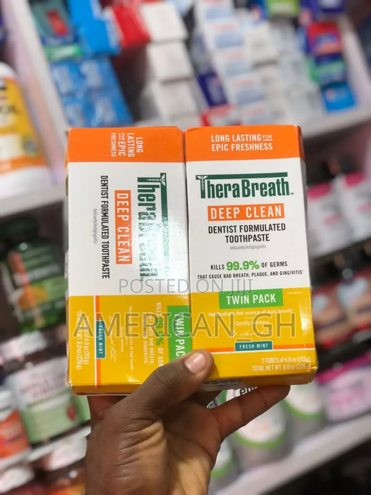 Therabreath Deep Clean Toothpaste (Twin Pack)