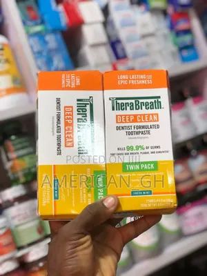 Therabreath Deep Clean Toothpaste (Twin Pack)