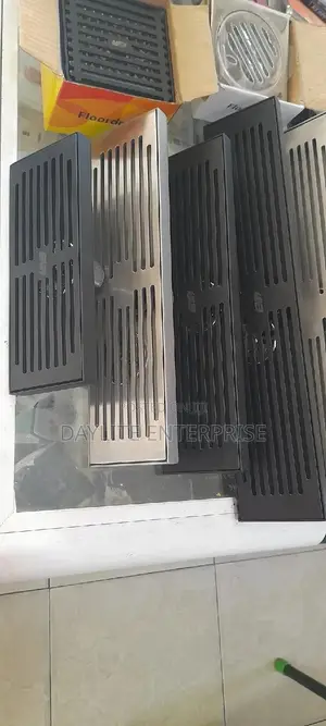 Black Linear Floor Drainer