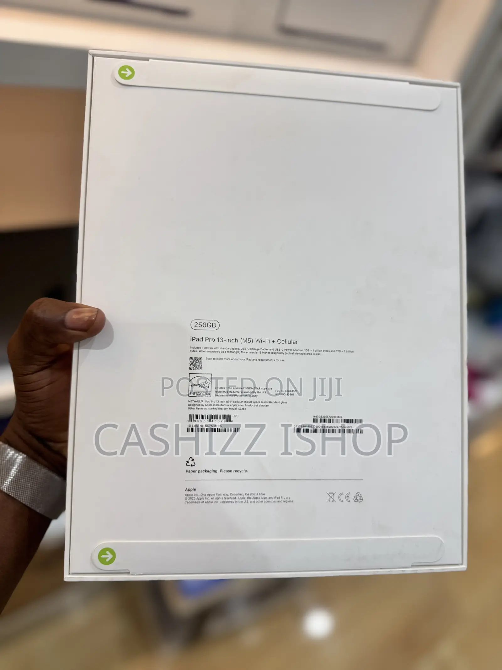 New Apple iPad (2025) 256 GB Black