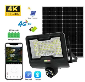 Flood Light 4g Solar Security Camera-600w