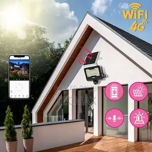 Flood Light 4g Solar Security Camera-600w