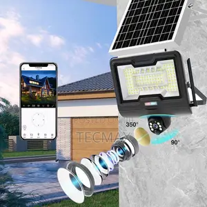 Flood Light 4g Solar Security Camera-600w