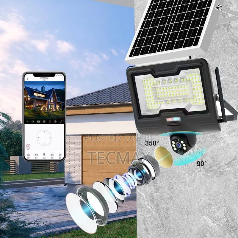 Flood Light 4g Solar Security Camera-600w