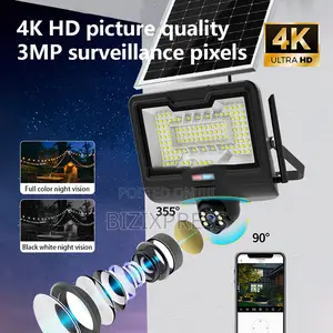 4g Floodlight Solar Camera-600w