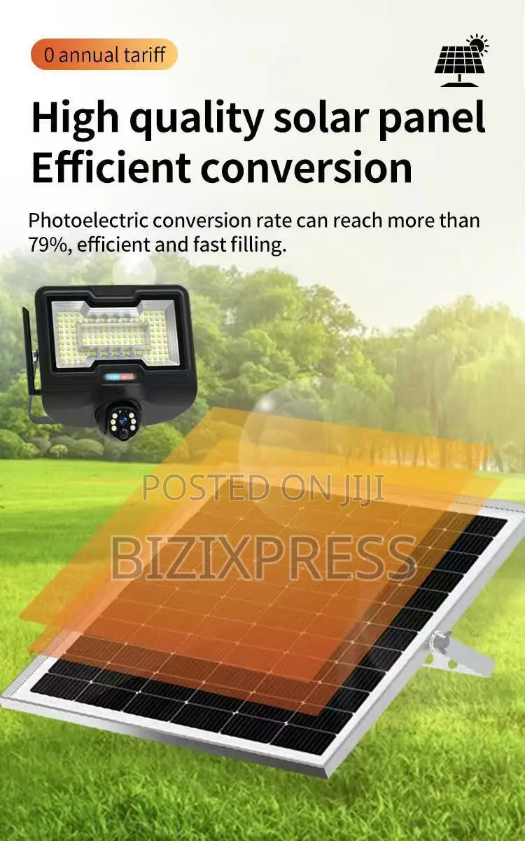 4g Floodlight Solar Camera-600w