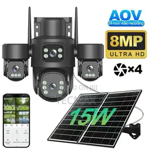 4g 4 Lens Solar Camera