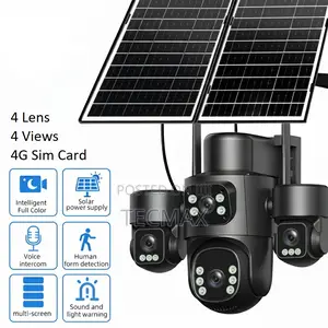 4g 4 Lens Solar Camera
