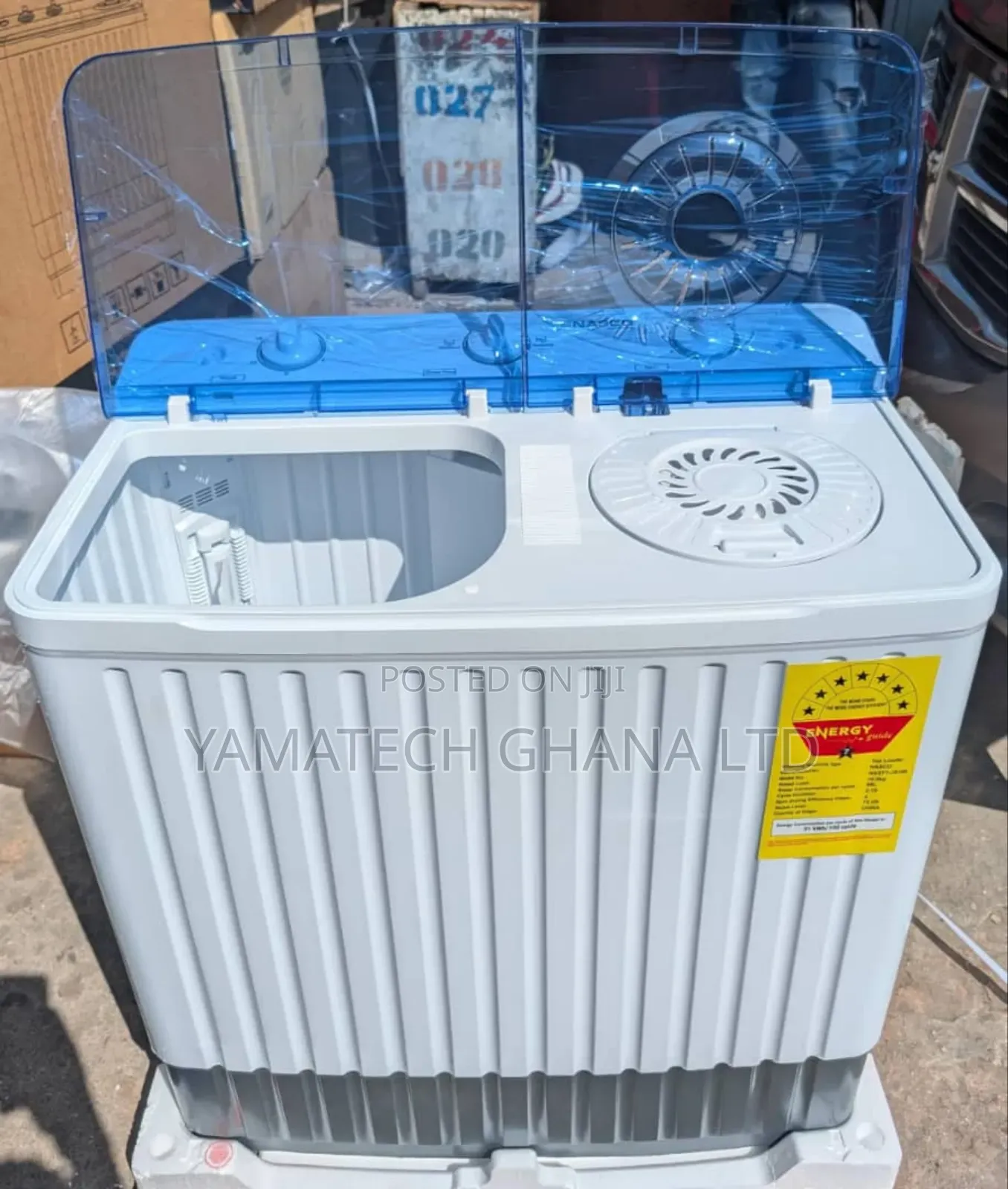 Nasco 10kg Semi-automatic Top Load Washing Machine