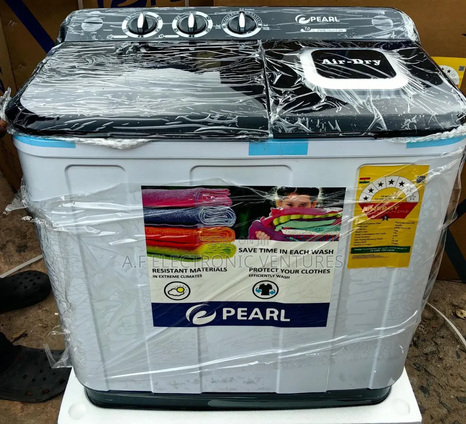 Pearl 7kg Semi-Automatic Washing Machine