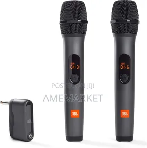 JBL Wireless Two Microphone System With Dual-Channel Receiver