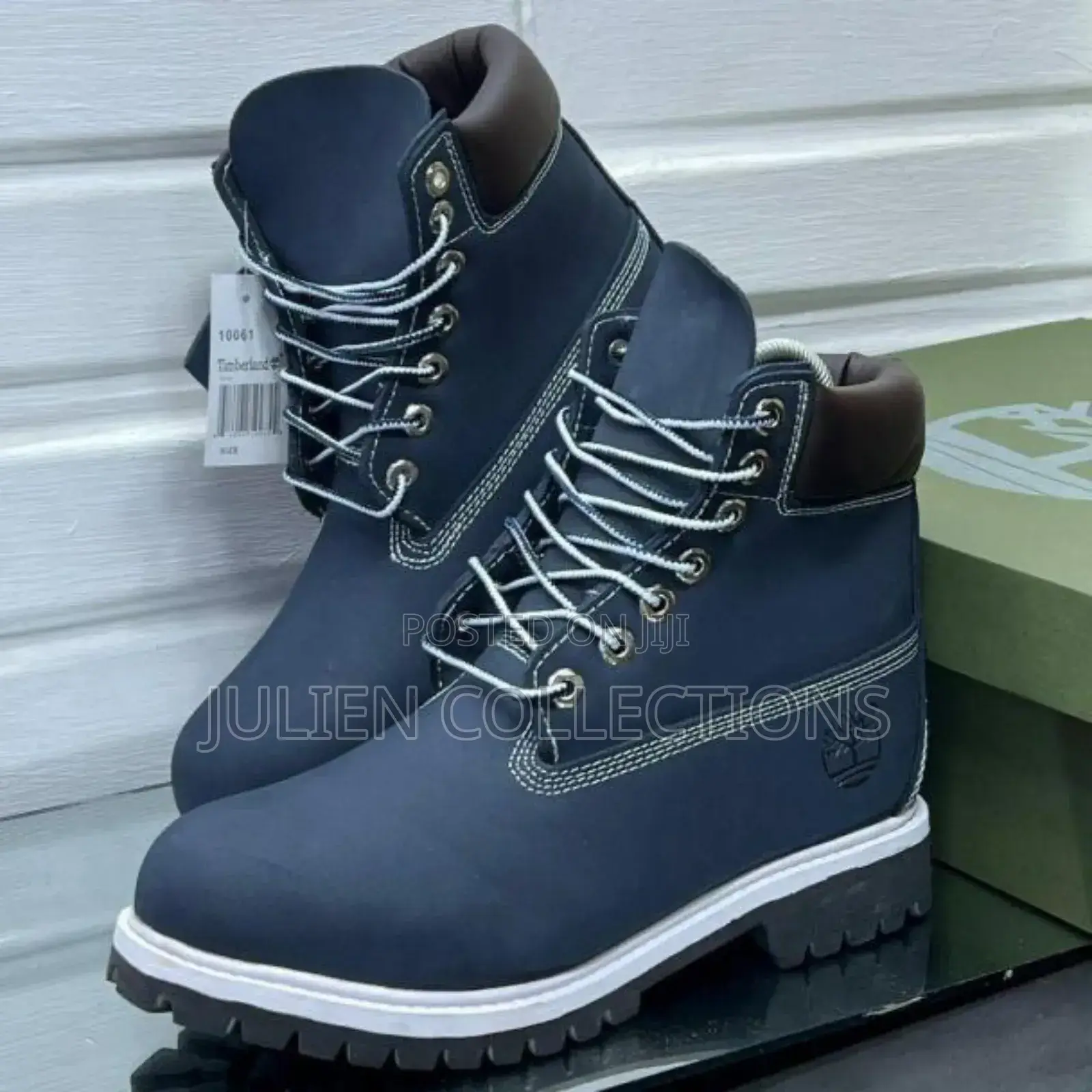 Timberland Boots Waterproof Midnight Blue Black N White