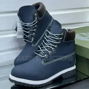 Timberland Boots Waterproof Midnight Blue Black N White