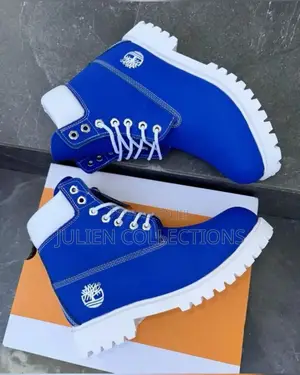 Timberland Boots Waterproof Royal Blue N White