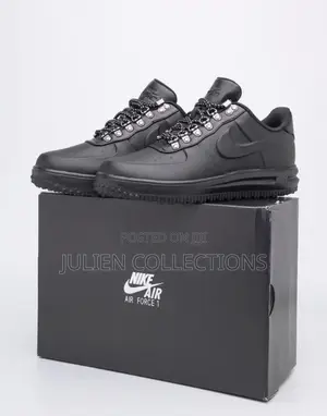 Nike Air Force Lunar Pu Black