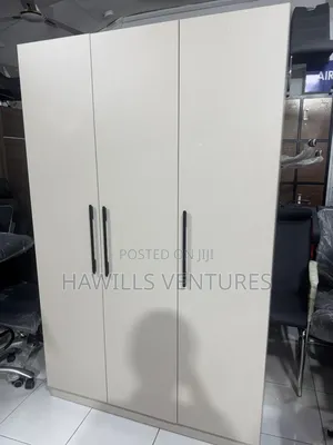 Three - Door Wardrobe With Shelving